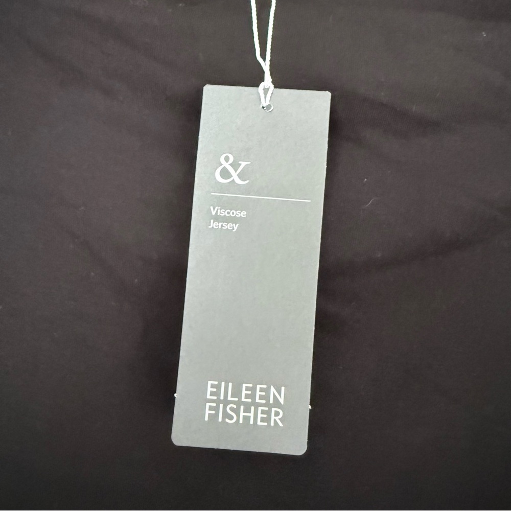 NWT Eileen Fisher Bateau Neckline Long Sleeve Dress Sz 3X Black - Picture 11 of 11